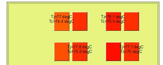 Furthermore it is shown in Figure 14 that the temperature difference between junction and case of MOSFET was about 2.6 C.