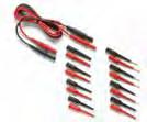 Rated to 60 V dc TL26A Telecom Test Lead Set Five-way multipoint test clips