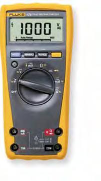 They are simple to use and have significant improvements over Fluke s standards, and a much larger display that s easier to view. True RMS voltage and current measurements 0.