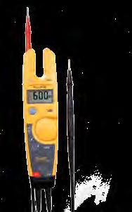 Fluke T5 Series Electrical Testers and VoltAlert family Fluke T5 Series Electrical Testers The Fluke T5 Electrical Testers let you check voltage, continuity and current with one compact tool.