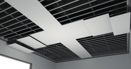Locating Screw Install ceiling panels first lengthways, then crossways, resulting in cross arrangement on ceiling.