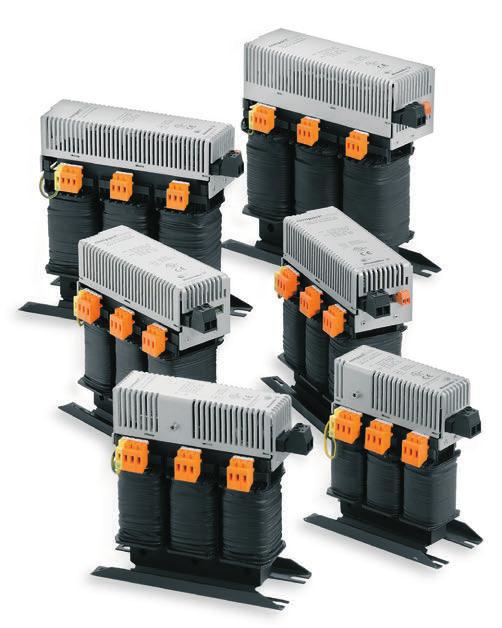 They are used where processes or control voltages are required that vary from the mains voltage. Transformers provide the electrical isolation between the input circuit and the output circuit.