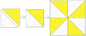 22926 J Black Cut (2) 2¼" x WOF strips. Cut (20) 2¼" C squares for cornerstones. Cut (7) 2¼" x WOF strips for Binding. 22926 Z White Cut (5) 6⅞" x WOF strips. Cut (24) 6⅞" squares.
