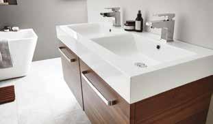 The Eko range is skilfully crafted wall-mounted bathroom furniture, designed to create stylish storage solutions