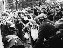1969 Protest Vietnam War, police are called in