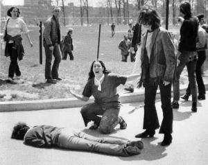 Culminated in the Kent State shootings (or May 4 Massacre).