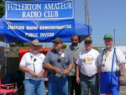 org Fullerton The Fullerton Radio Club, including some members of Fullerton RACES, exhibited at Fullerton Railroad Days at the Fullerton Train Station on Saturday and Sunday, May 3 and 4, 2008.