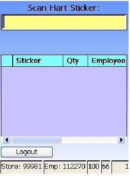 Log-Out & Close Scanners End Associate Scanning Session: When an Associate has completed their scanning assignments, they should log-out and return the Scanner to the Manager.