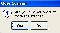 NOTE: If there are stickers in the Scanner that have not yet been transmitted, (for example, Associate is logging out while out of range of the Access Point) the Scanner must be brought back into