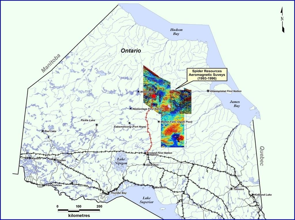 Brief history KWG began diamond exploration in the James Bay Lowlands in 1994.