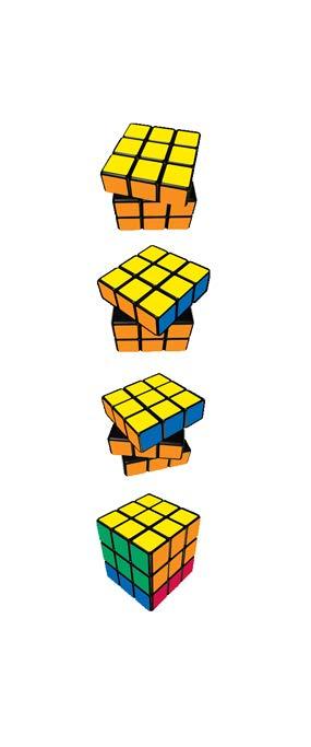 Step 5 Rules - The Solved State SOLVED STATE: 1. The solved state is when each of the six faces of the Cube have one solid color per face. 2.