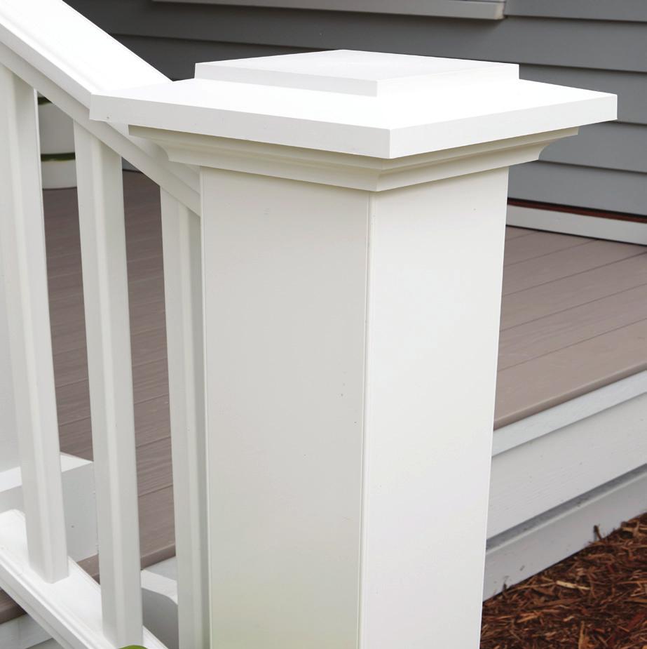 rail any rail profile RadianceRail posts directly onto a deck without wood posts * Gate products are