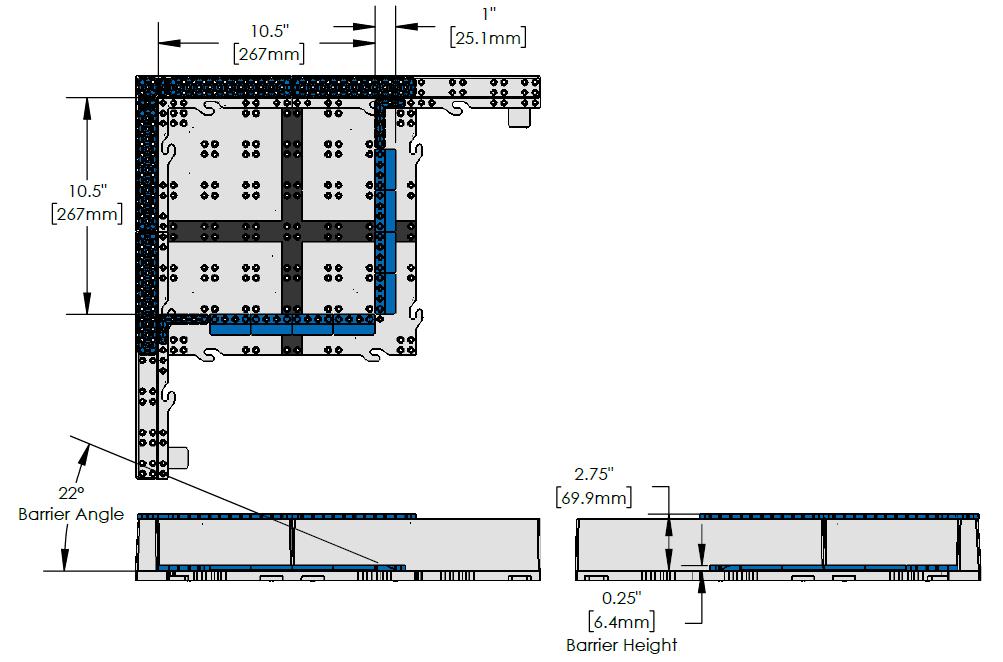 Square Building Zone Specifications The Square Building Zone in VEX IQ