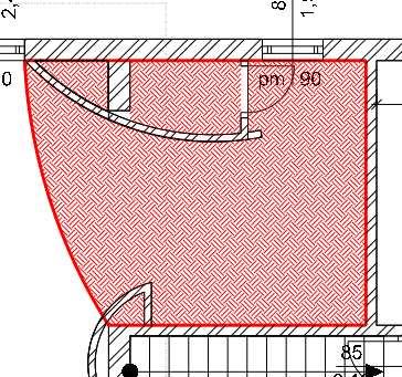 Interior Design 67 Step by step Select the Tiling on floor in the Tiling group of the Toolbox and click on the outer contour of the building because the edge of the underlying slab is located here.