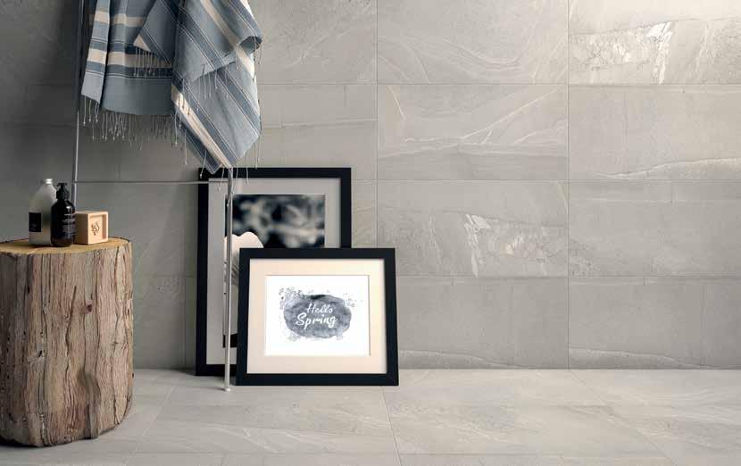 Pictured: Sagres Gris, Silver & Marengo Pictured: Stove White SAGRES A modern take on the Metro tile, the Sagres tile is a larger format, textured tile available in a choice of six colours and is