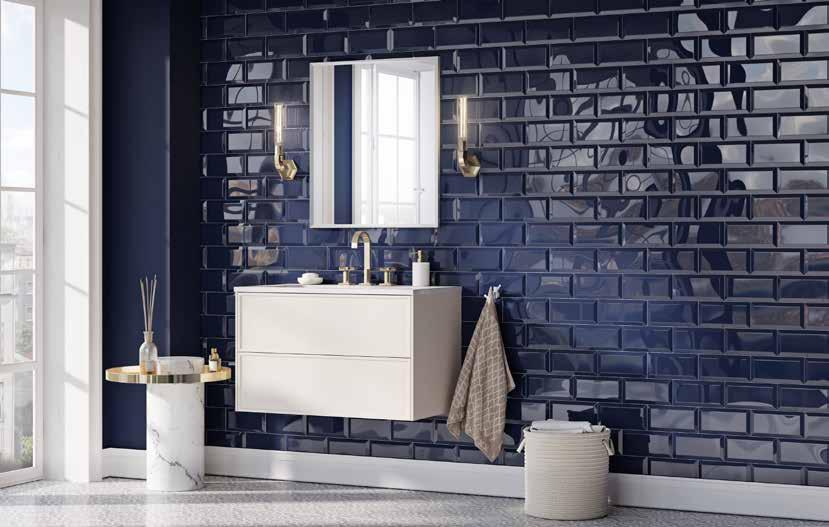 Pictured: Dolchi Smoke Grey and White Pictured: Metro Black and White mixed DOLCHI Popular with interior designers and architects the Dolchi letterbox tiles are perfect for kitchens and bathrooms