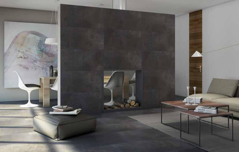 SPARTA Concrete is the new black. The Sparta tile gives the appearance of a textured multi tonal concrete. Combine with the Sparta Grey Linear tile to create unique feature walls.