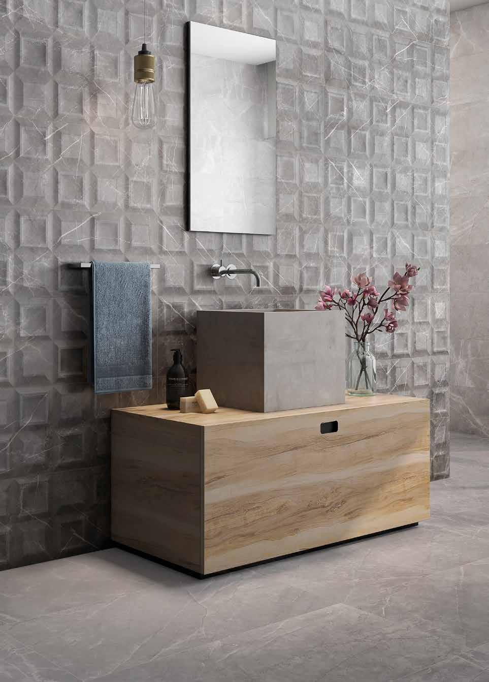our new range of large format tiles, making smaller