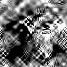 Large areas of black and white regions represent visual degradation that is beyond repair. (a) (b) (c) (d) Figure 7-32: Cameraman image for SPIHT AWGN for (a) Proposed System with a PSNR of 27.