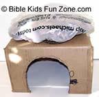 Make-My-Own 3D Tomb Visual Aid to Tell the Story of Jesus Resurrection These instructions are for an adult to make a tomb out of a box to use as a visual aid to tell the story of Jesus resurrection