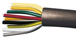 Full copper inner conductors ensure low loss in your installation. 18 MULTI 4 color cable, 6.7mm, PVC black, 100m drum Art. No. 731073 5702667310731 18MULTI 9 color cable, 6.