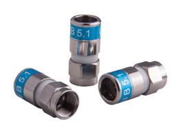 TRIAX Connectors F-compression types F-compression connectors Below you will find a selection of