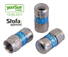 Class A + You will also find F-Self install connectors suitable for  The