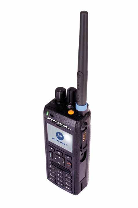 The Slimport feature means that the radio speaker can be heard from a wide range of directions whether held in the hand or attached to a vest or belt.