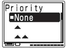Prin adăugarea marcajelor de prioritate ( ) la mesajele importante, puteńi renumerota mesajele în funcńie de prioritatea