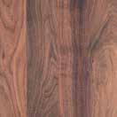 WALNUT A hardwood with beautiful, distinct differences in color between the