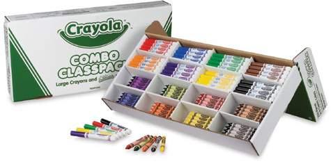 Crayola Crayons are designed with a focus on true color, smoothness, and durability. They measure 3-5/8"L x 5/16"Dia. D20103-1038 8 Colors $.93 $.68 D20103-0129 12 Colors 1.44 1.