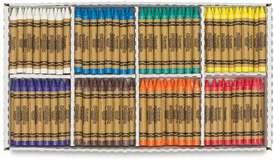 Yellow, Yellow-Green, and Yellow-Orange. Regular-size crayons measure 3-5/8"L x 5/16"Dia. D20101-1016 $61.79 $47.35 832-ct Crayon Classpack Value and convenience for the art educator!