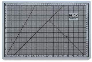 85 D57010-1002 Set of 12 Pointed 30.62 22.85 Blick Cutting Mats Made of high-tech, 3-ply polymer, with a self-healing surface that holds up under repeated use.