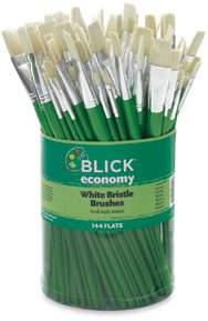 81 Blick Scholastic Natural Bristle Assortments Students will love the professional feel and results these brushes deliver.