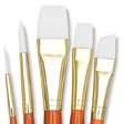 combination brush sets are ideal for all types of artmaking. Choose from a variety of shapes and sizes.