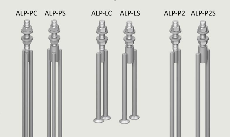 4 1 ALP-C ANCHOR BOLTS ALP-C series anchor bolts are used in heavy-duty foundation connections of industrial concrete element and steel frames.
