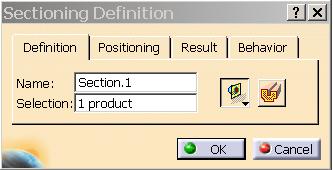 Figure 134: Clash dialog box Figure 135: Sectioning Defintion window The feature Distance and Band Analysis can be used to measure distances between components.