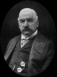 J. Pierpont Morgan Owned a Wall Street banking house which financed the reorganization of railroads, insurance