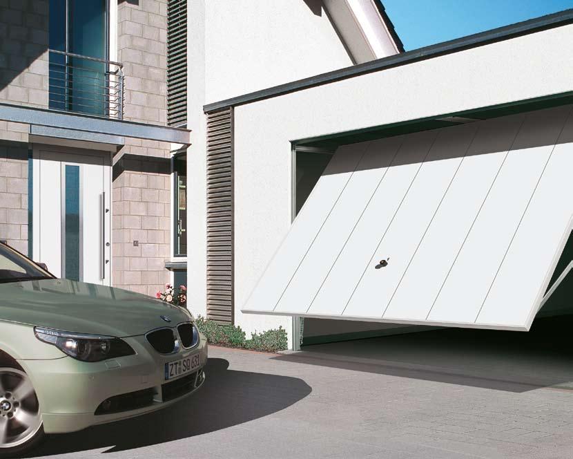 // Up-and-Over Garage Doors N80 and F80 in All Steel Infill Designs