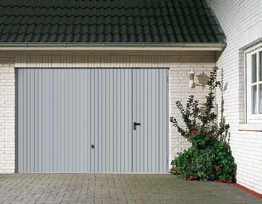 extremely practical when there is no space for a garage side door.