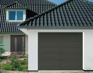 Bring colour into play! Garage doors don t always have to be white.