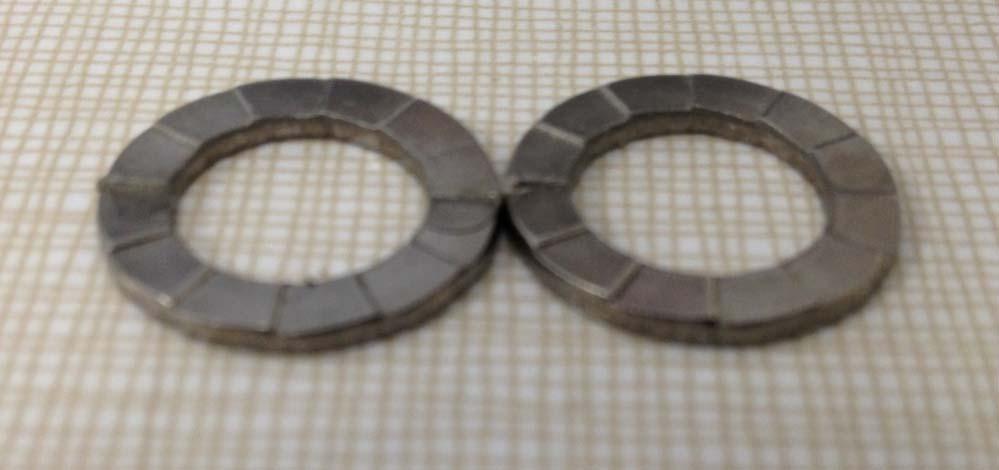 Two-Part Lock Washers Selected for Compatibility with Strengths of