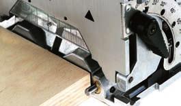 The routing movement of the DOMINO dowel jointer is unique among hand-held machines.