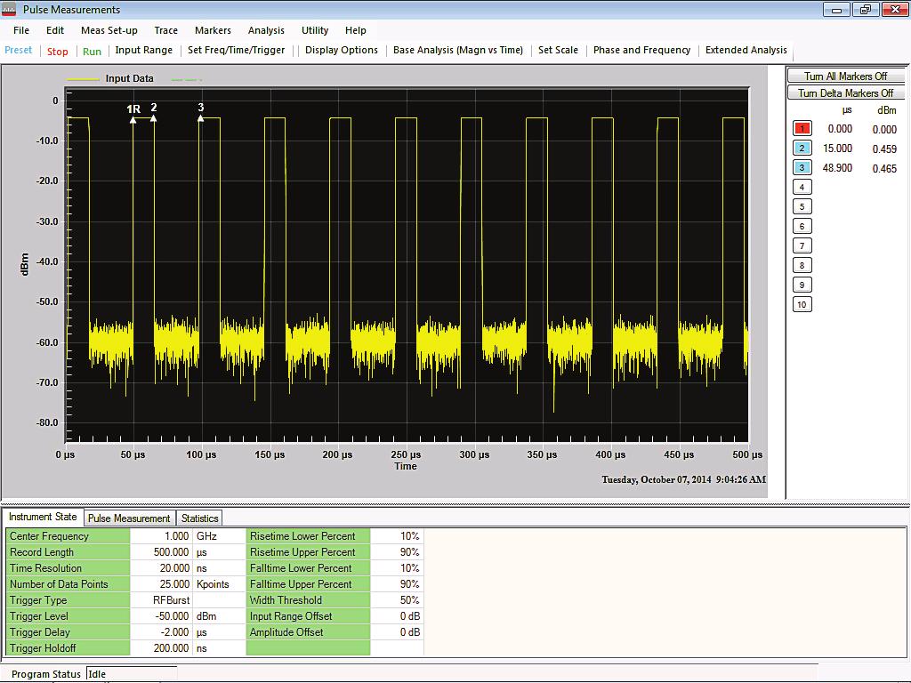03 Keysight N9051B Pulse Measurement Software X-Series Signal Analyzers - Technical Overview Pulse Measurement Software Overview Radar and electronic-warfare (EW) engineers often work with pulsed RF