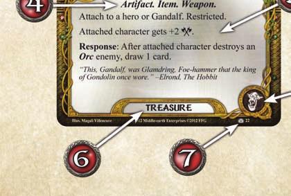 Any treasure card that meets the above conditions can be added to a player s deck during the setup of a scenario.