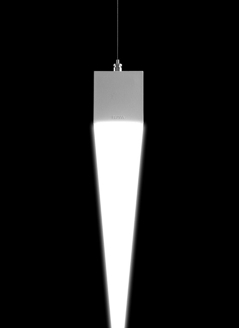 Homogeneous light Luz homogénea functions as a program creating lines of homogeneous light that adapt to any space, adapting itself to any height and with minimal visual impact.