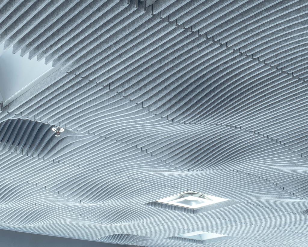Swell S C U L P TU R A L & TR A N S F O R M ATI V E The Swell Ceiling System is a drop ceiling product series