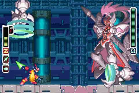(Background graphics in Megaman Zero 3) It is similar for loading screens.