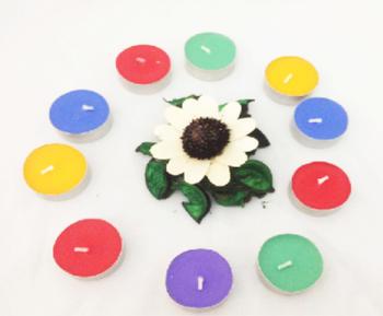 Multi Color Tealight Candle Product code- Jmt 302