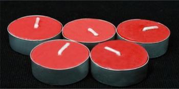Material- Palm wax, Paraffin wax White Tealight